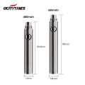 2021 Colorful Double USB vape battery 650mah CBD Adjustable Voltage 510 Thread Preheat Battery